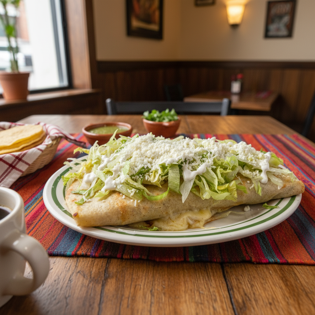 QUESADILLA (Con lengua queso y crema)